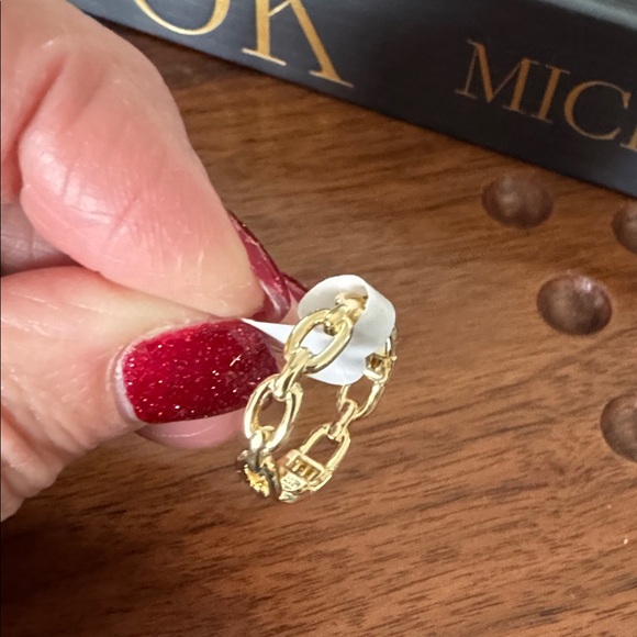 Freida Rothman Gold Chain Ring - Picture 7 of 7